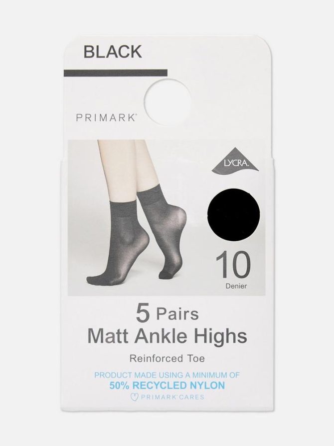5pk Matt Ankle Highs - Image 3
