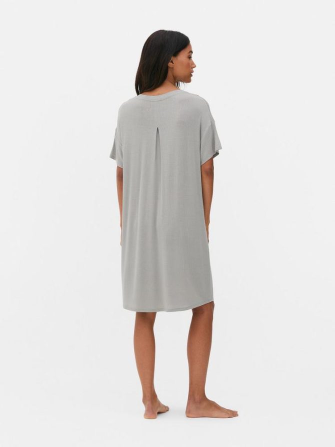 Ribbed Modal Sleep Shirt - Image 4