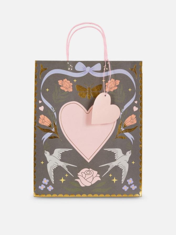 Swallows and Flowers Regular Gift Bag