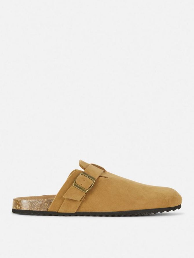 Buckle Mule Sandals