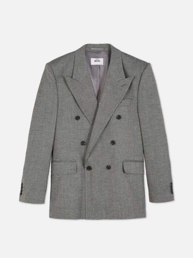 Rita Ora Double Breasted Check Blazer - Image 5