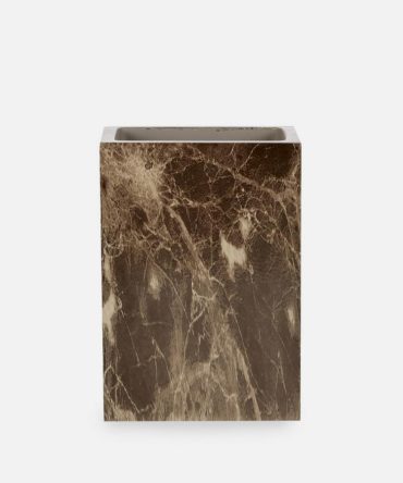 Square Marble Effect Bathroom Tumbler
