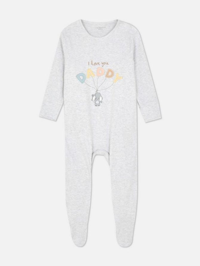 0-24mths | I Love You Daddy Sleepsuit