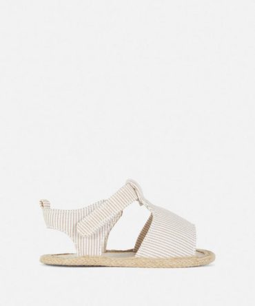 Stripe Espadrille Sandals