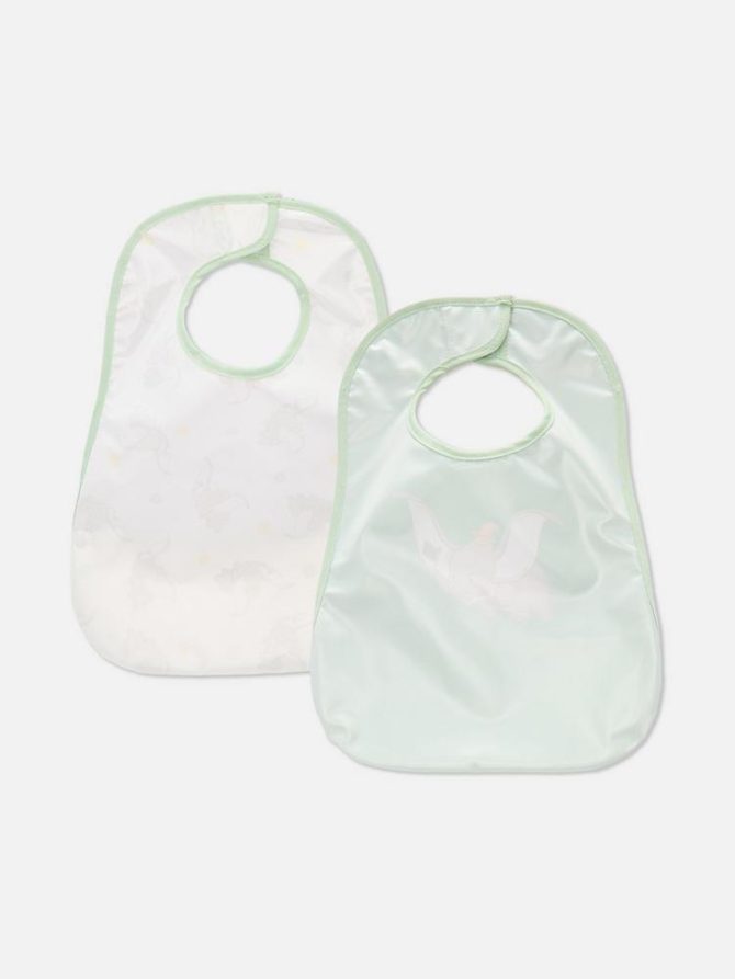 2pk Disney’s Dumbo Soft Touch Bibs - Image 2