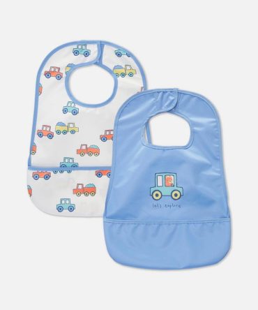 2pk Newborn Vehicle Bibs