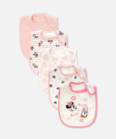 5pk Disney’s Minnie Mouse and Daisy Duck Wrap Bibs
