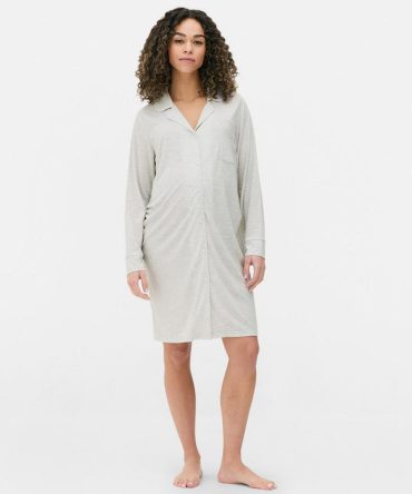 Ribbed Maternity Nightshirt