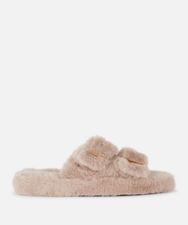 Fur Strap Slippers