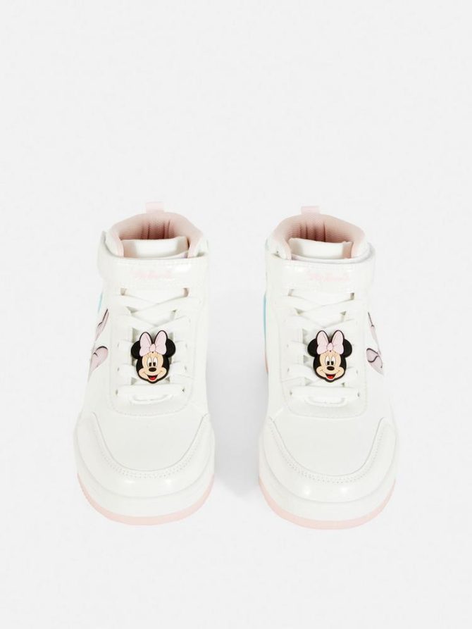 Disney’s Minnie Mouse Light Up High-Top Trainers - Image 2