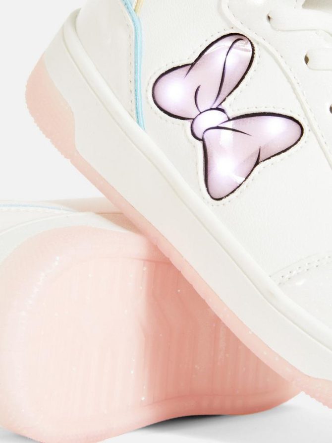 Disney’s Minnie Mouse Light Up High-Top Trainers - Image 5