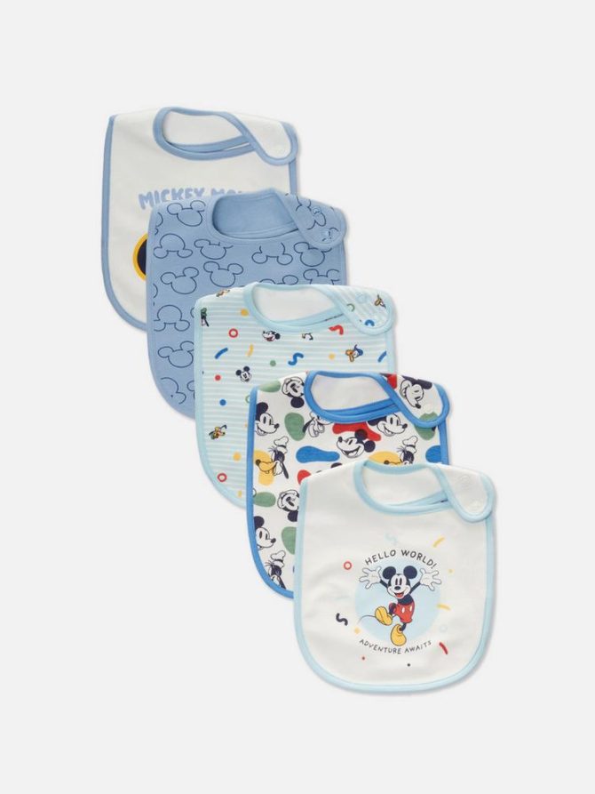 5pk Disney's Mickey Mouse Bibs