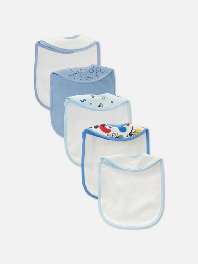 5pk Disney's Mickey Mouse Bibs - Image 2