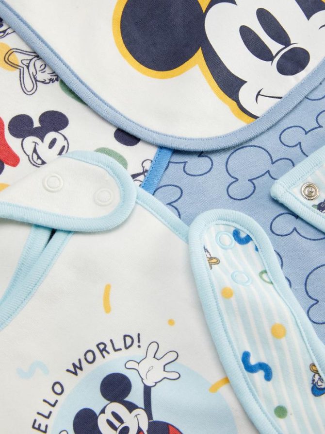 5pk Disney's Mickey Mouse Bibs - Image 3