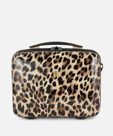 It Luggage Hard Shell Leopard Vanity Case