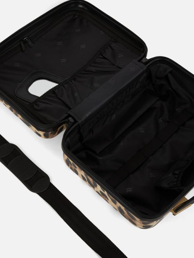 It Luggage Hard Shell Leopard Vanity Case - Image 3