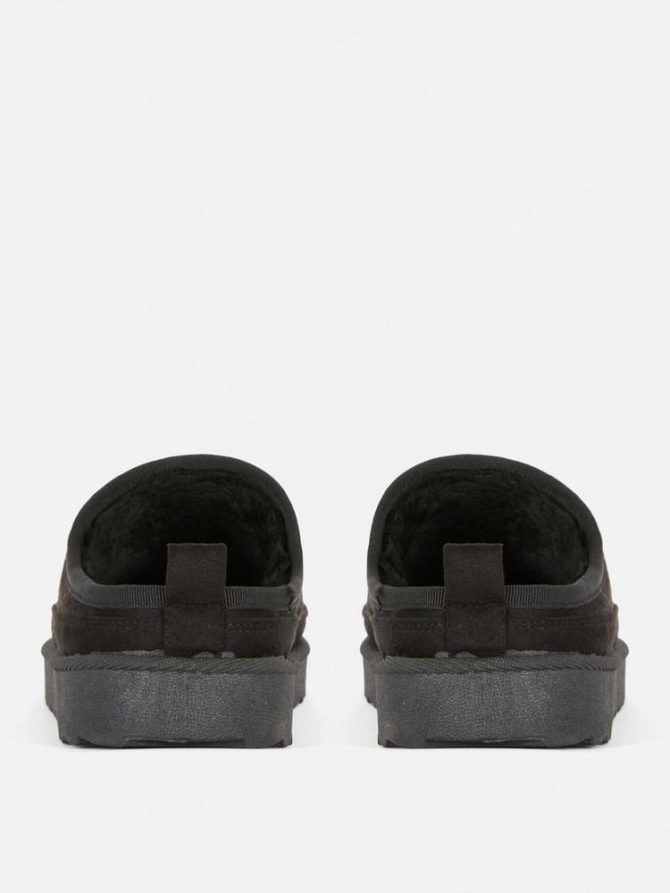 Faux Fur Lined Mule Slippers - Image 3