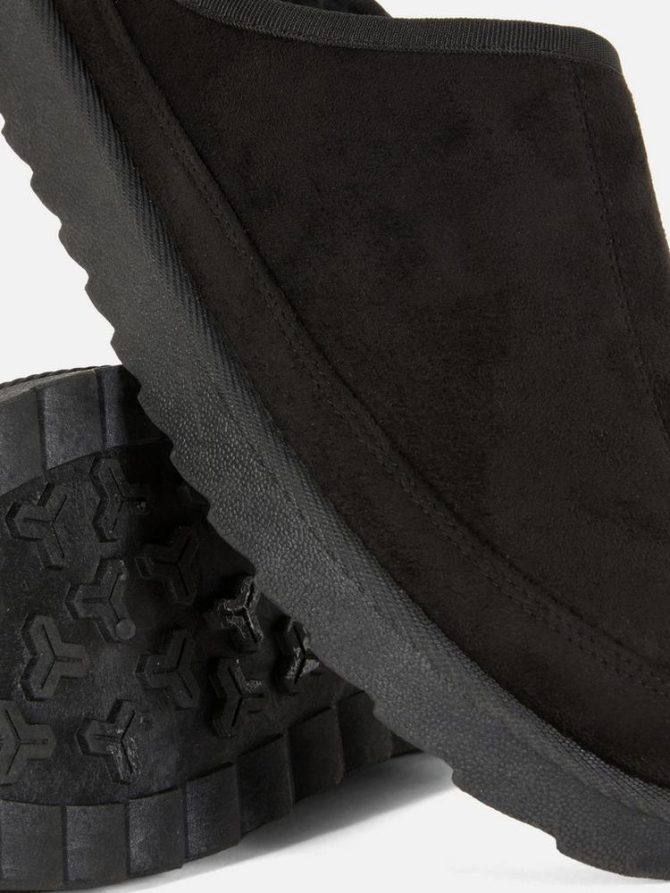 Faux Fur Lined Mule Slippers - Image 5