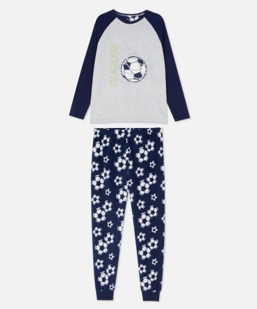 Football Fleece Pyjamas