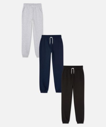 7-15yrs | 3pk Cuffed Joggers