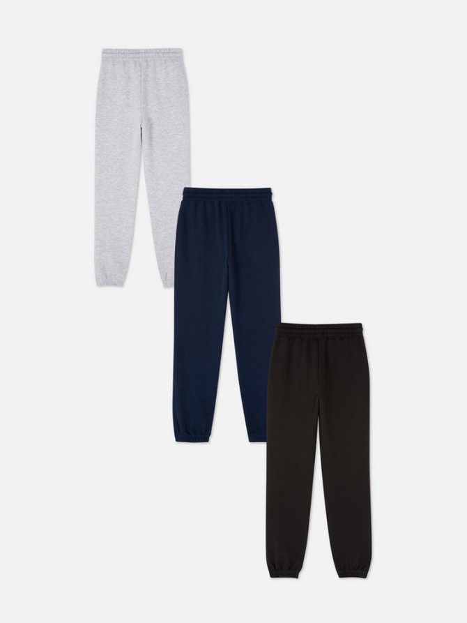 7-15yrs | 3pk Cuffed Joggers - Image 2