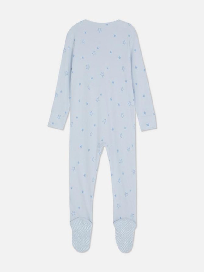 0-24mths | Little Brother Wrap-Front Sleepsuit - Image 2