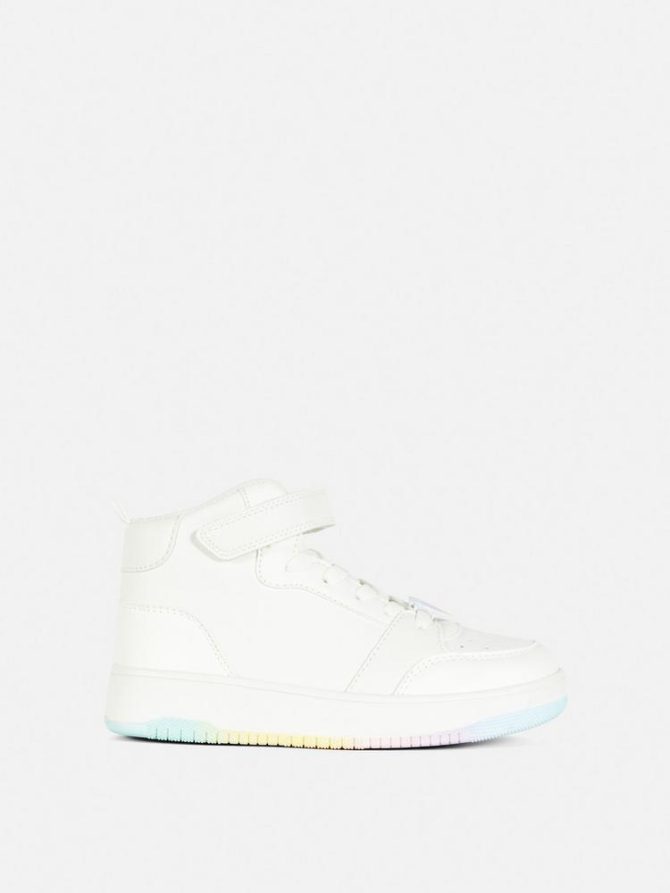 Rainbow Charm High-Top Trainers