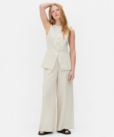 The Edit Linen Waistcoat