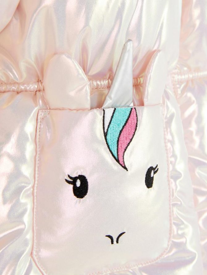 0-36mths | Unicorn Puffer Jacket - Image 5