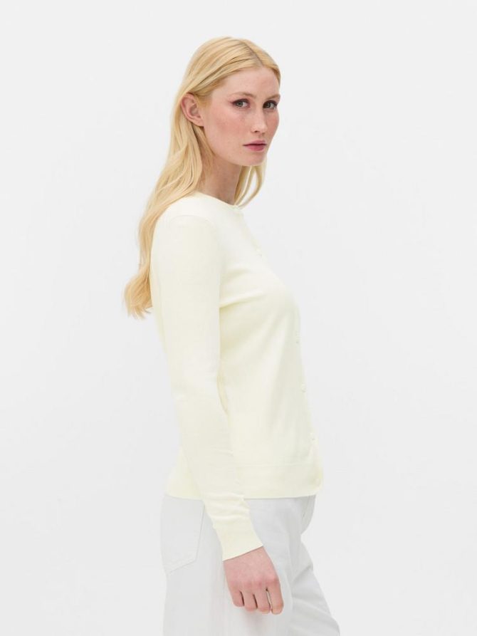 Crew Neck Cardigan - Image 4