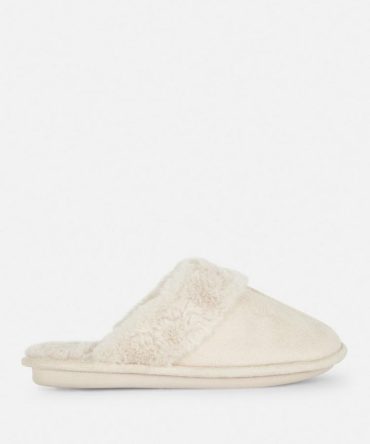 Faux Suede Slippers
