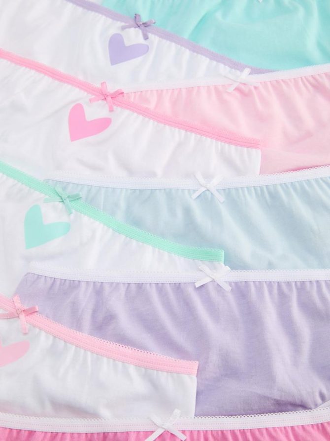 1.5-15yrs | 10pk Heart Briefs - Image 2