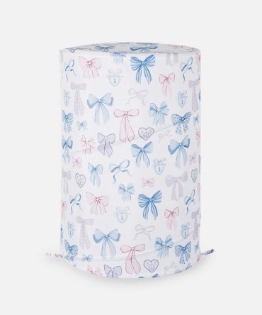 Patterned Pop-Up Laundry Bin