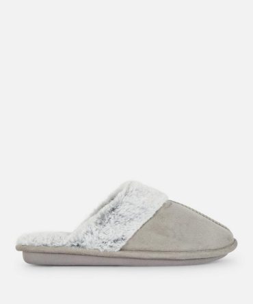Faux Suede Slippers