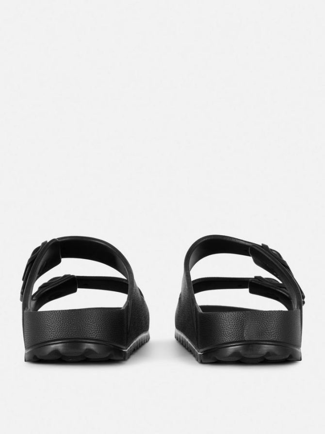 Dual Strap Footbed Sandals - Image 3