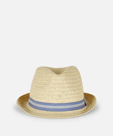 Straw Trilby Hat