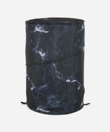Patterned Pop-Up Laundry Bin