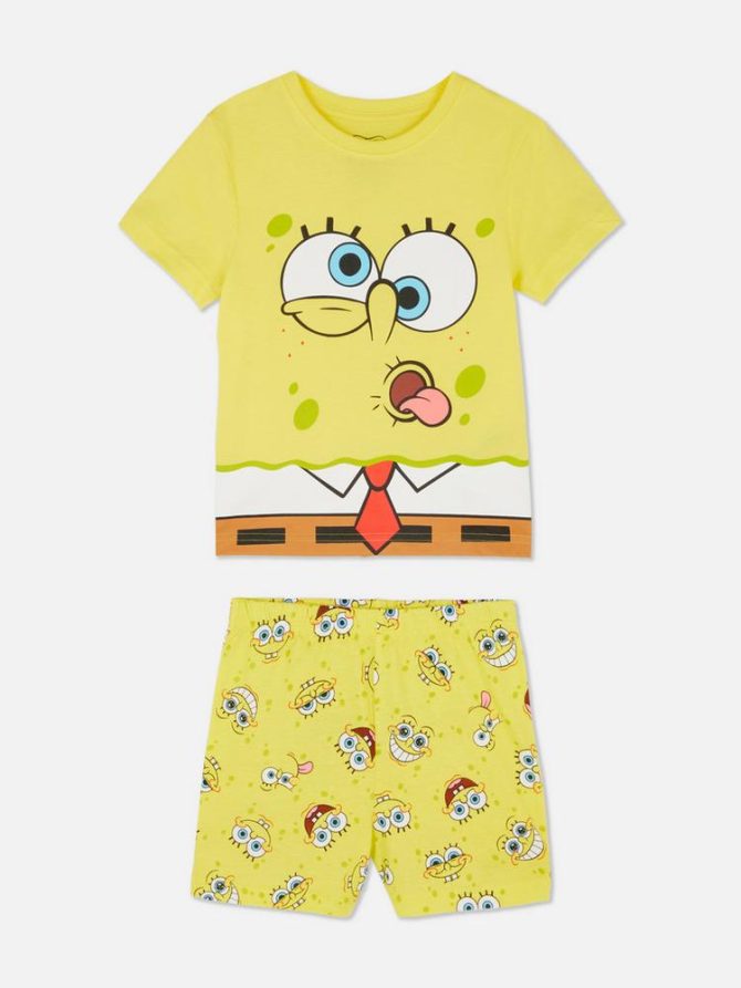 1.5-10yrs | SpongeBob SquarePants Short Pyjamas