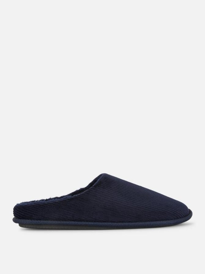 Corduroy Mule Slippers