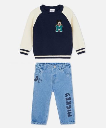 0-36mths | Disney’s Mickey Mouse Jumper and Jeans Set