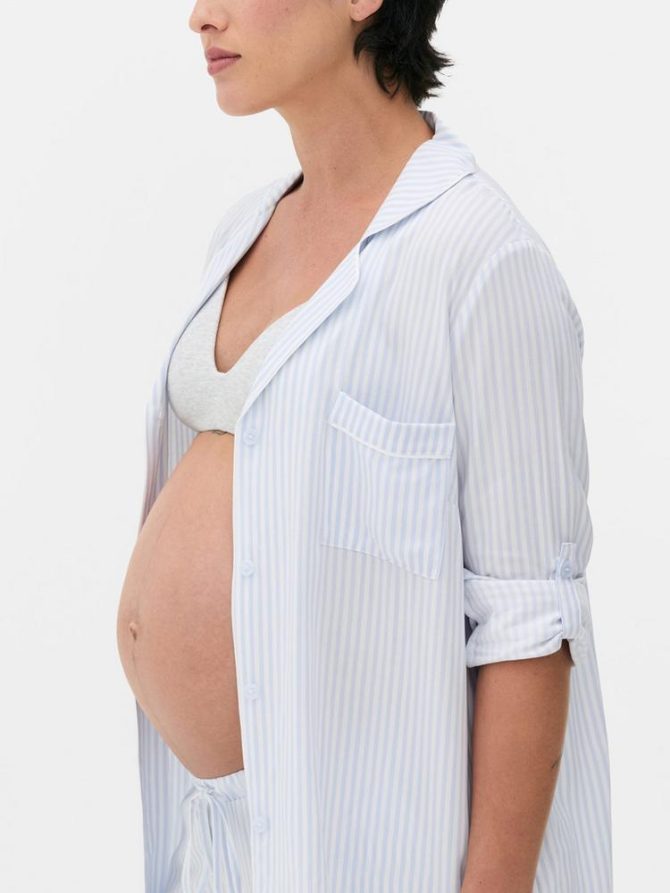 Classic Maternity Nightshirt - Image 3