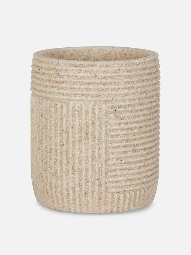 Textured Bathroom Tumbler