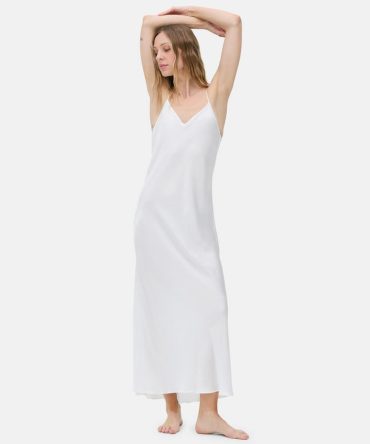 The Edit V-Neck Midi Chemise