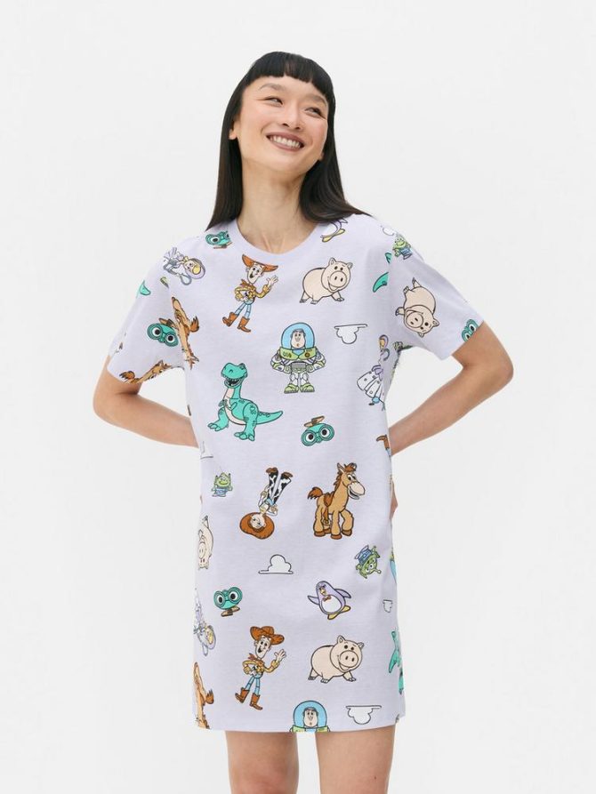 Disney Character Graphic Sleep T-Shirt - Image 2