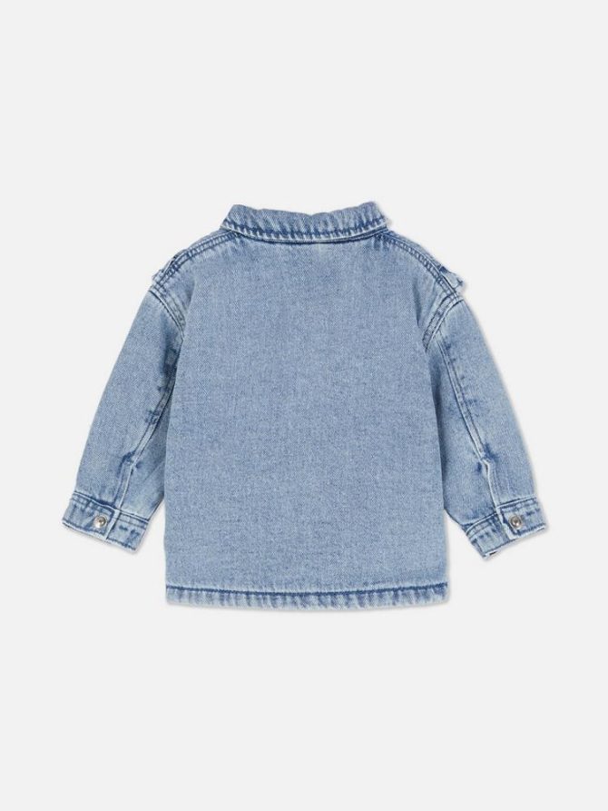 0-36mths | Frilled Denim Jacket - Image 2