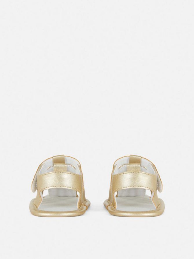 Metallic Caged Fisherman Sandals - Image 3