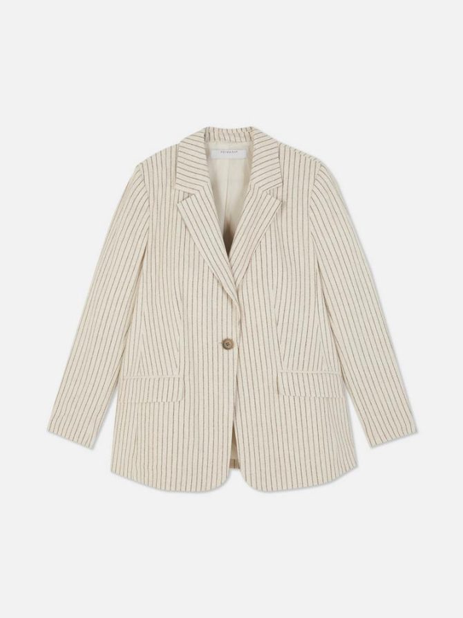 Striped Oversized Blazer - Image 5