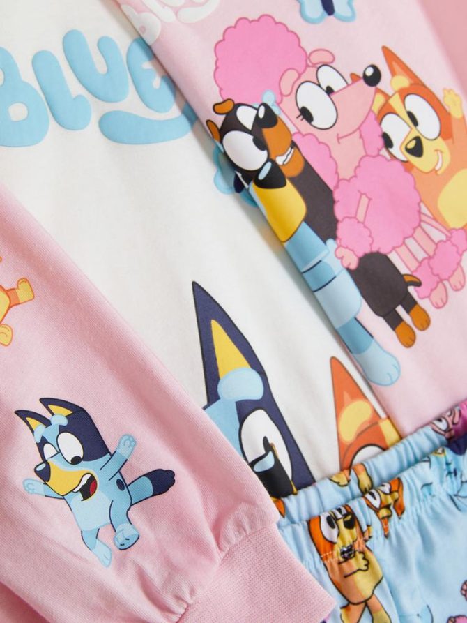 1.5-10yrs | 2pk Bluey Long Pyjamas - Image 3
