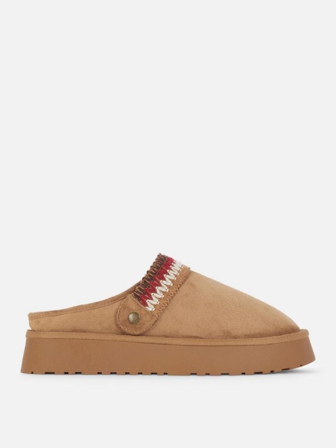 Lined Clog Slippers