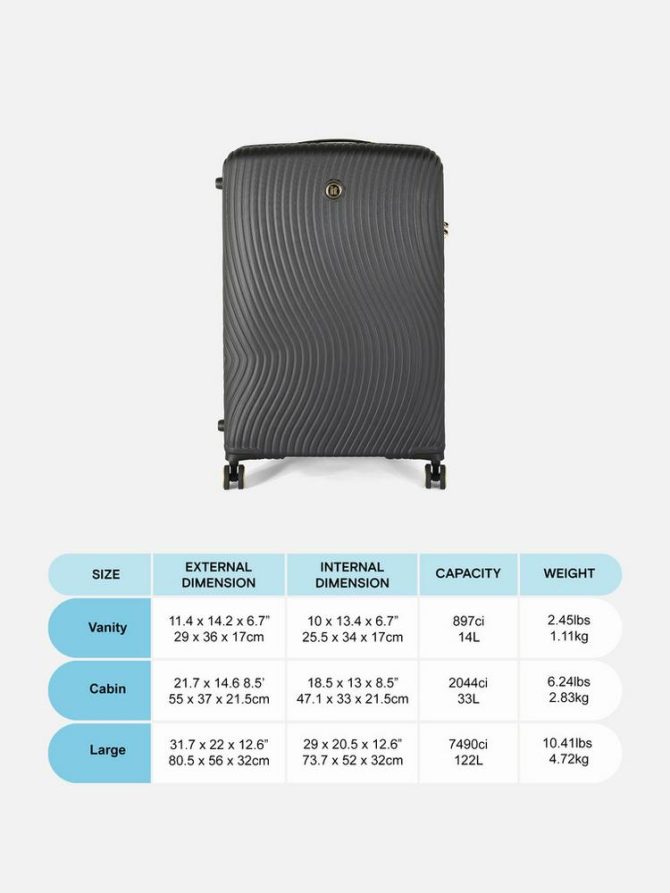 it Luggage Hard Shell Wave Suitcase - Image 5